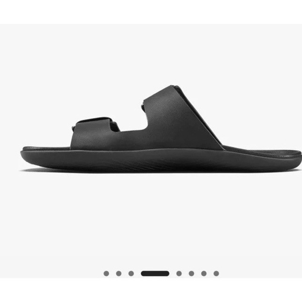 Vivobarefoot Sensus Yin Slides Black Leather Sandals Shoes NIB 37 - Picture 4 of 11